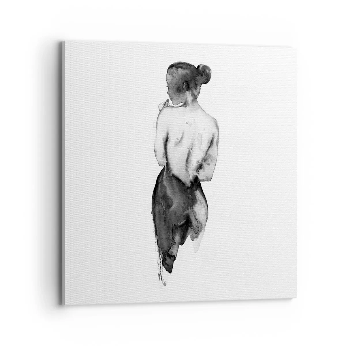 Tablou pe pânză - Cu ea lumea dispare - 70x70 cm