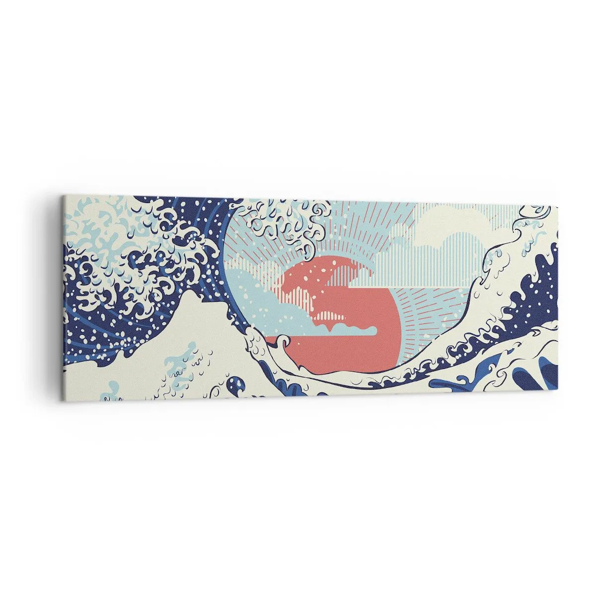 Tablou pe pânză - Din inspirații japoneze - 140x50 cm