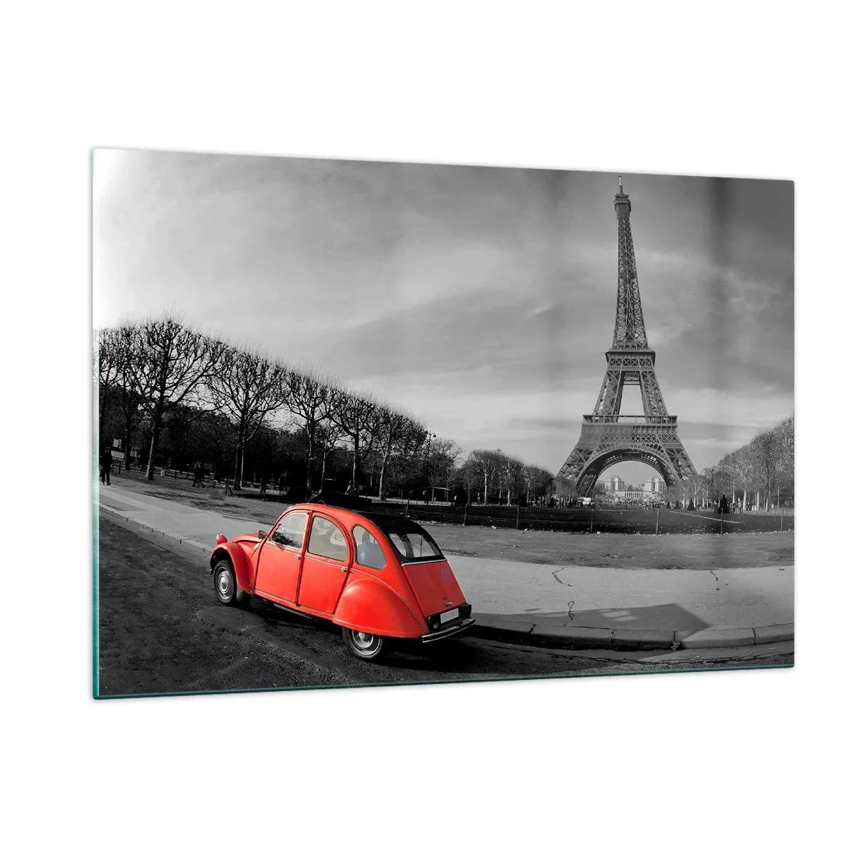 Tablou pe sticlă - Mai pariziană decât Parisul însuși - 120x80 cm