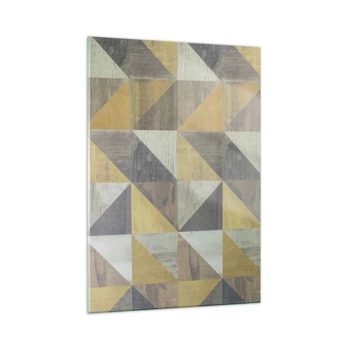 Tablou pe sticlă - La unghiul triunghiului - 50x70 cm