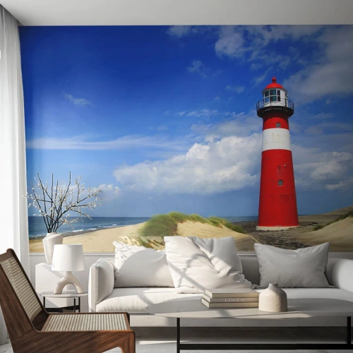 Tapet Standard Eco - Loc de refugiu de vis - Peisaj, Far, Olanda - 500x350 cm
