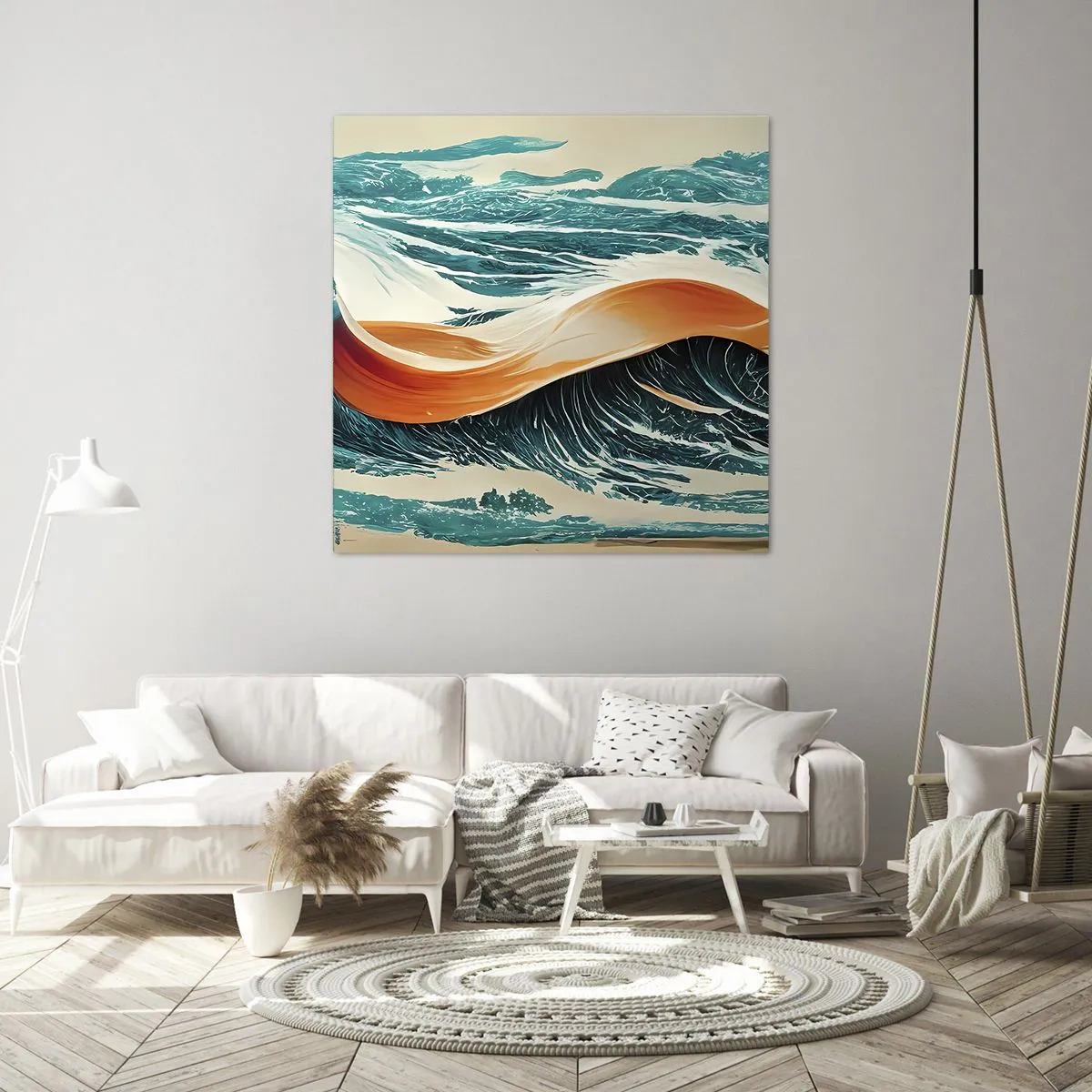 Tablou pe pânză - Visul unui surfer - 30x30 cm