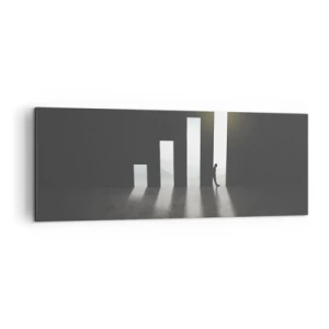 Tablou pe pânză - Succesul - o impresie - 140x50 cm