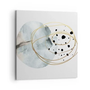 Tablou pe pânză - În îmbrățișarea spațiului - 60x60 cm