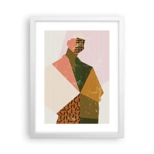 Poster în ramă albă - Omul - o ființă complexă - 30x40 cm