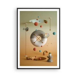Poster în ramă neagră - Orice se poate întâmpla - 70x100 cm