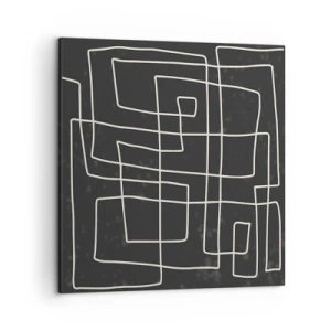 Tablou pe pânză - Nu atât de simplu - 50x50 cm