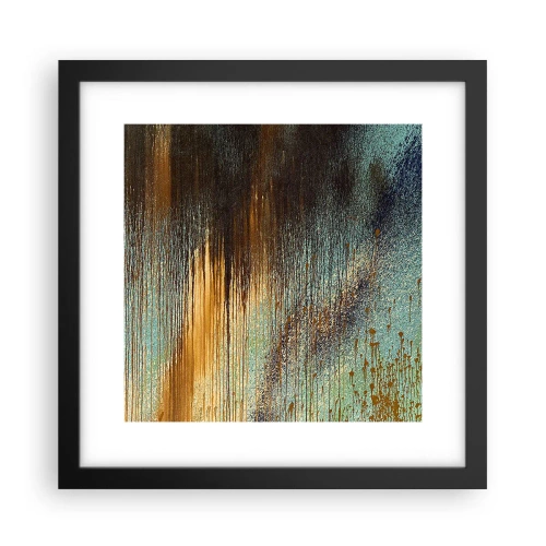 Poster în ramă neagră - O compoziție cromatică neaccidentală - 30x30 cm