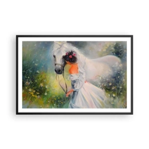 Poster în ramă neagră - Ca dintr-un vis frumos - 91x61 cm
