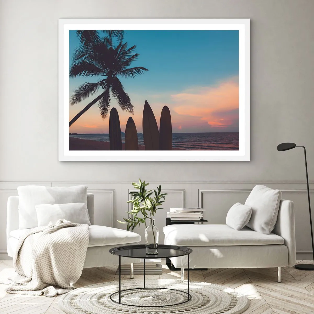 Poster în ramă albă - Și mâine ne vom distra - 40x30 cm