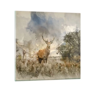 Tablou pe sticlă - Demnitate - putere - măreție - 40x40 cm