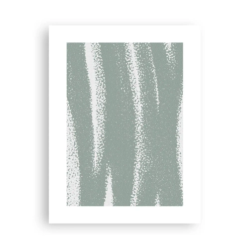 Poster - Abstracție în stil de iarnă - 30x40 cm