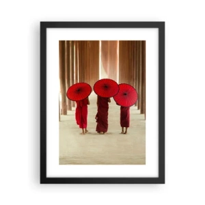 Poster în ramă neagră - Pe drumul spre Tărâmul Pur - 30x40 cm