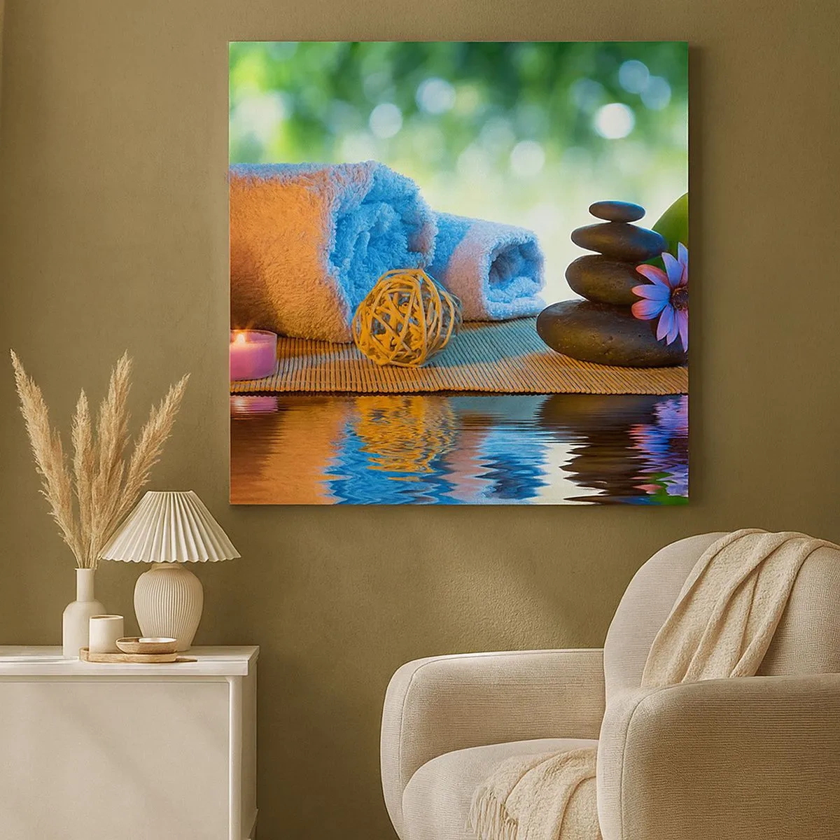 Tablou pe pânză - Timp pentru corp - 30x30 cm