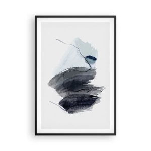 Poster în ramă neagră - Intensitate și mișcare - 61x91 cm