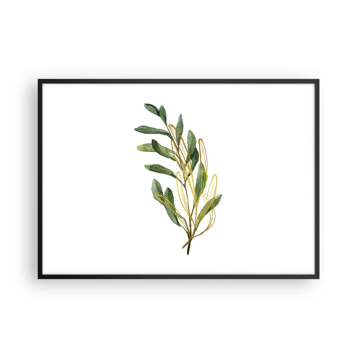 Poster în ramă neagră - Toate cele bune - 100x70 cm