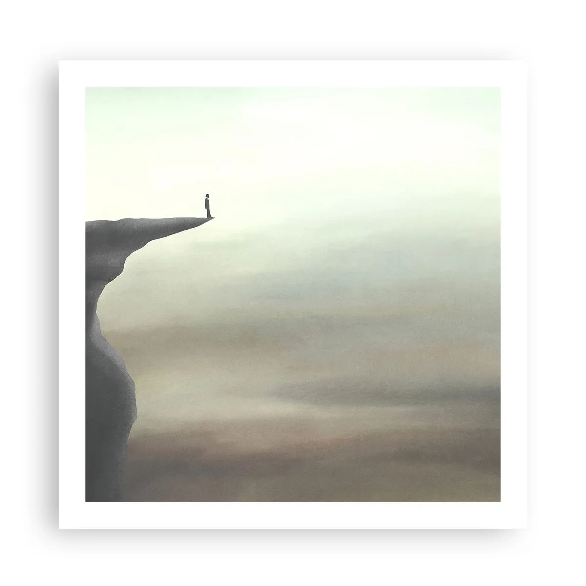 Poster - În sus, bineînțeles! - 60x60 cm