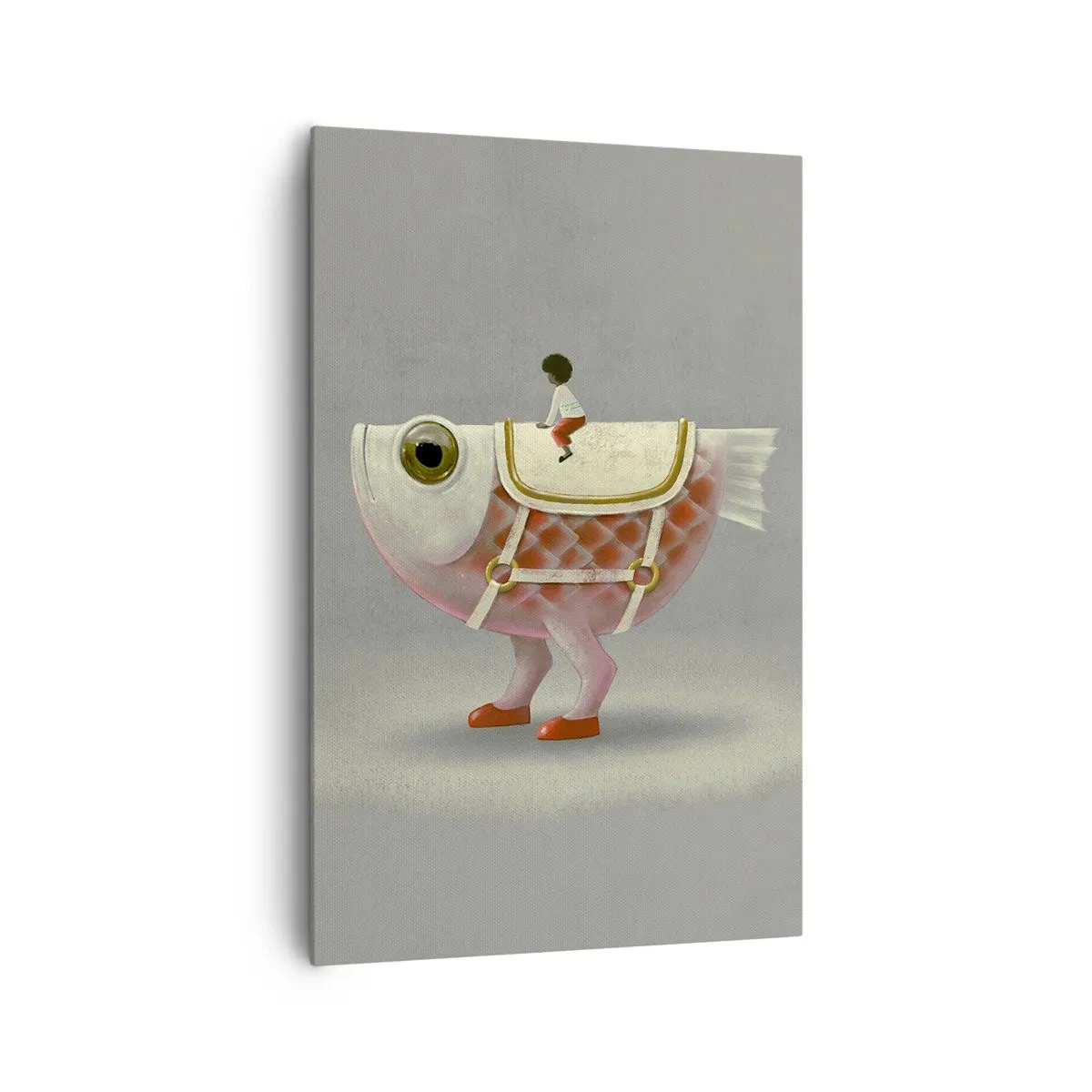 Tablou pe pânză - Călărețul Pescărel - 80x120 cm