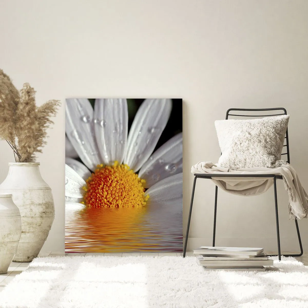 Tablou pe sticlă - Răsăritul soarelui al Margaretei - 50x70 cm