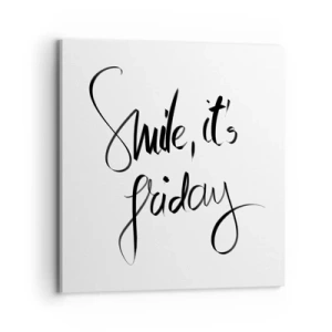 Tablou pe pânză - Bucurie adevărată - 70x70 cm