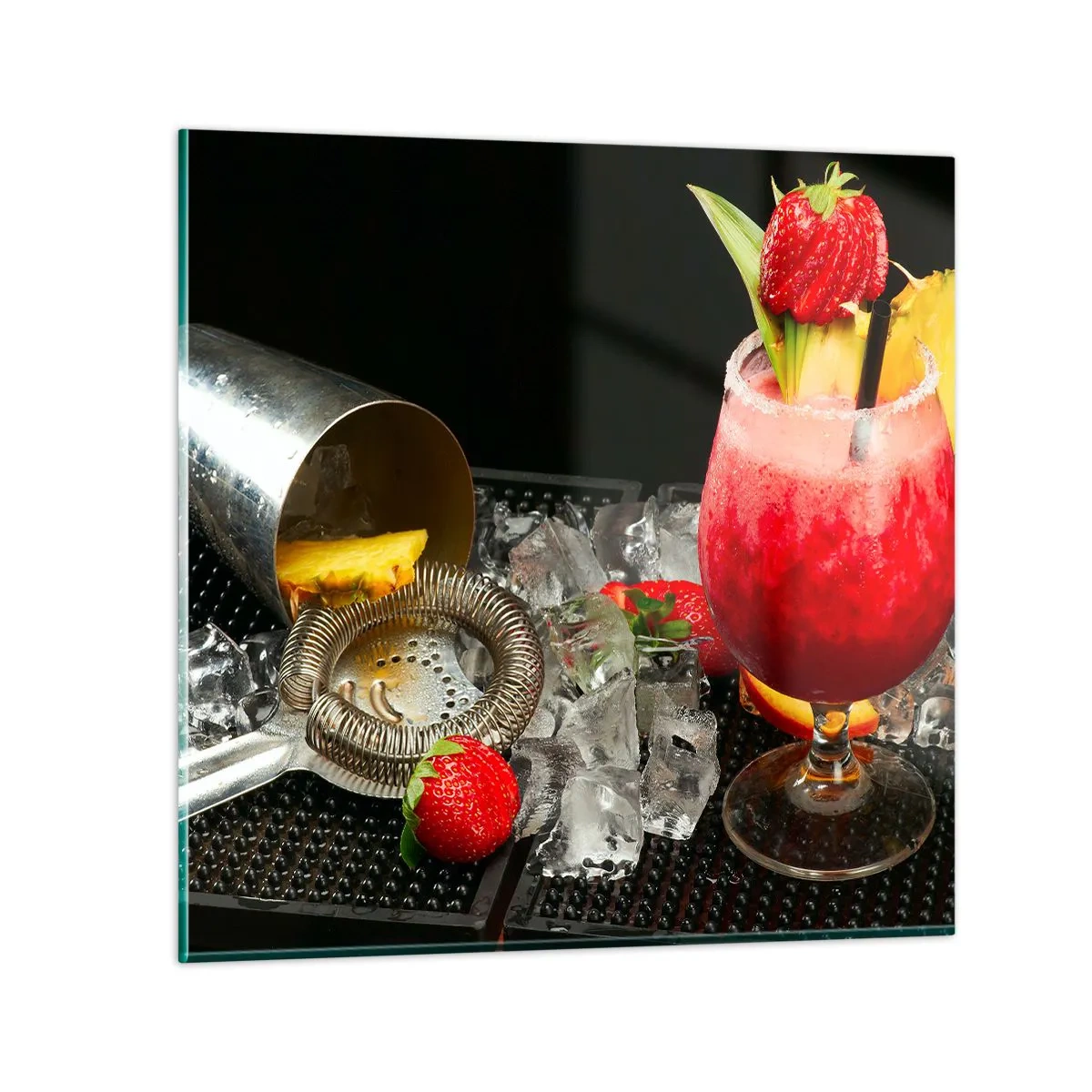 Tablou pe sticlă - Evocați gustul - 40x40 cm