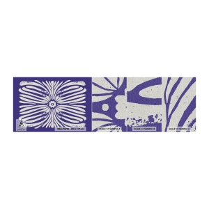 Mostră tapet Premium Canvas - Inspirații etnice - Boho, Botanic, Bucată - 100x30 cm