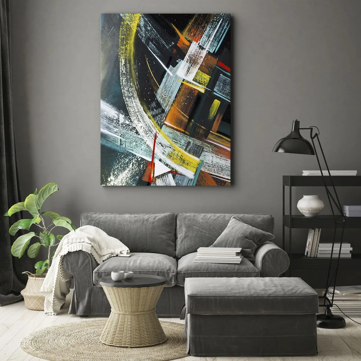 Tablou pe pânză - Energia în mișcare - 50x70 cm