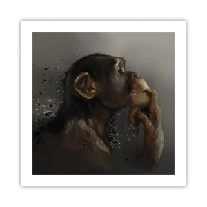 Poster - Cu siguranță, gânditorul - 50x50 cm