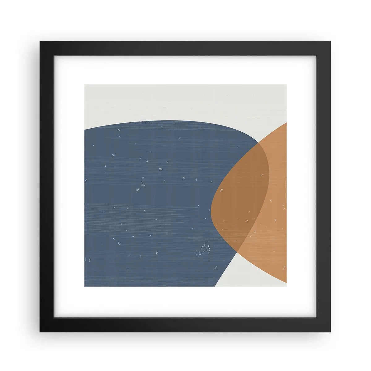 Poster în ramă neagră - Ovale și influențe - 30x30 cm