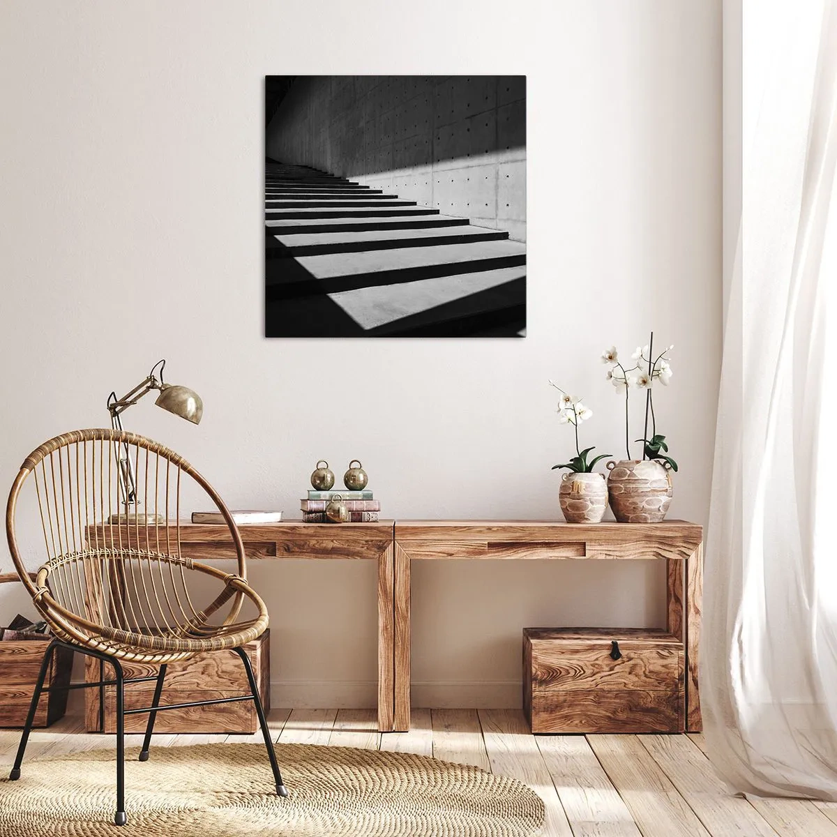 Tablou pe pânză - Frumusețea brută a modernismului - 70x70 cm