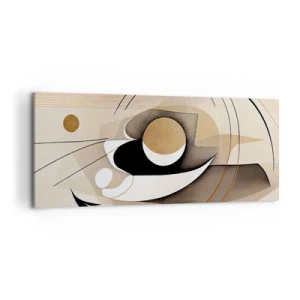 Tablou pe pânză - Compoziție - nucleu - 120x50 cm