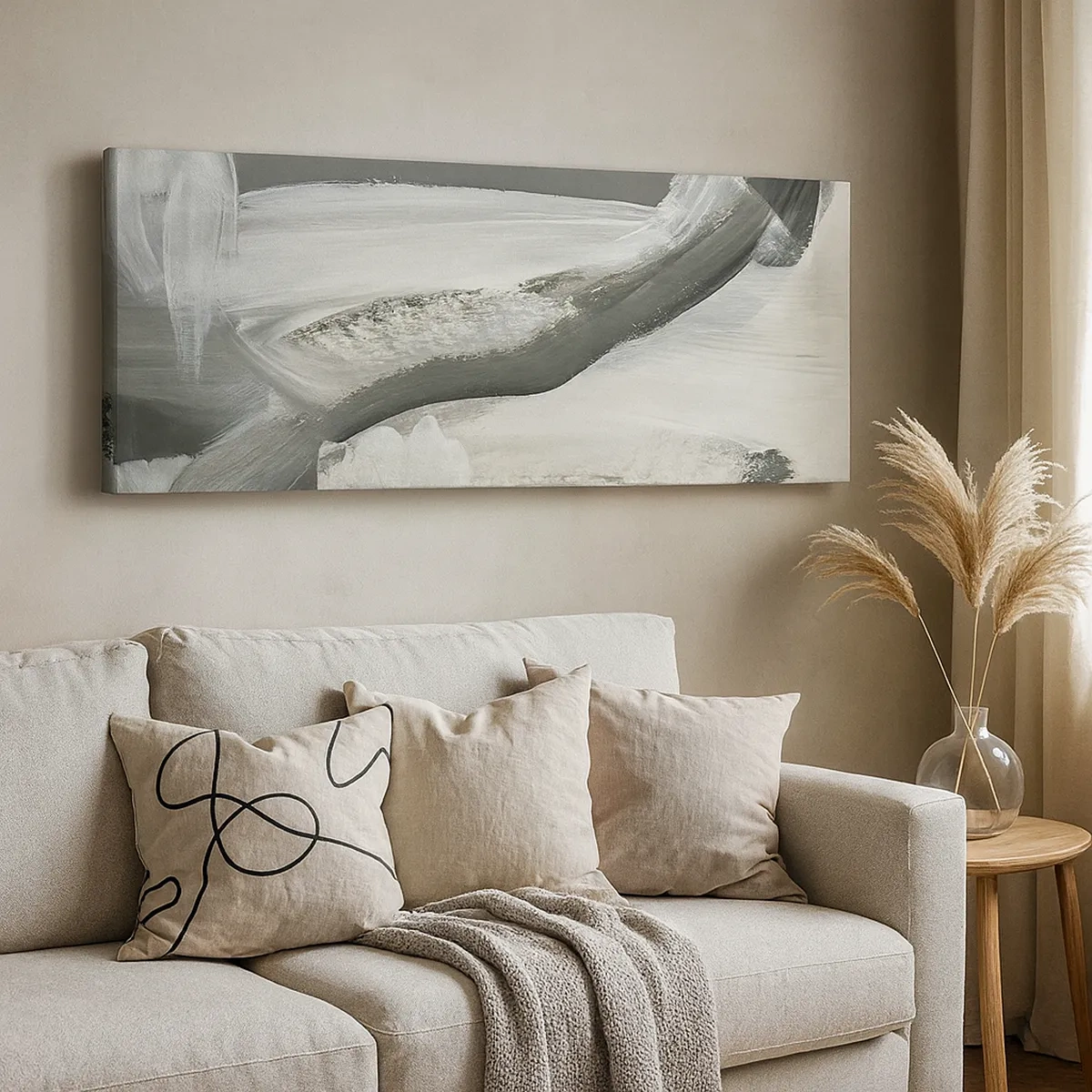 Tablou pe pânză - Cu o mișcare decisivă - 30x30 cm