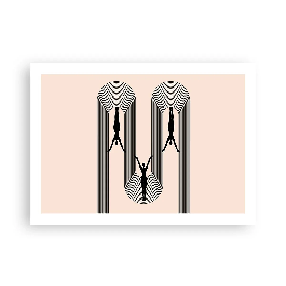 Poster - Cu susul în jos - 70x50 cm