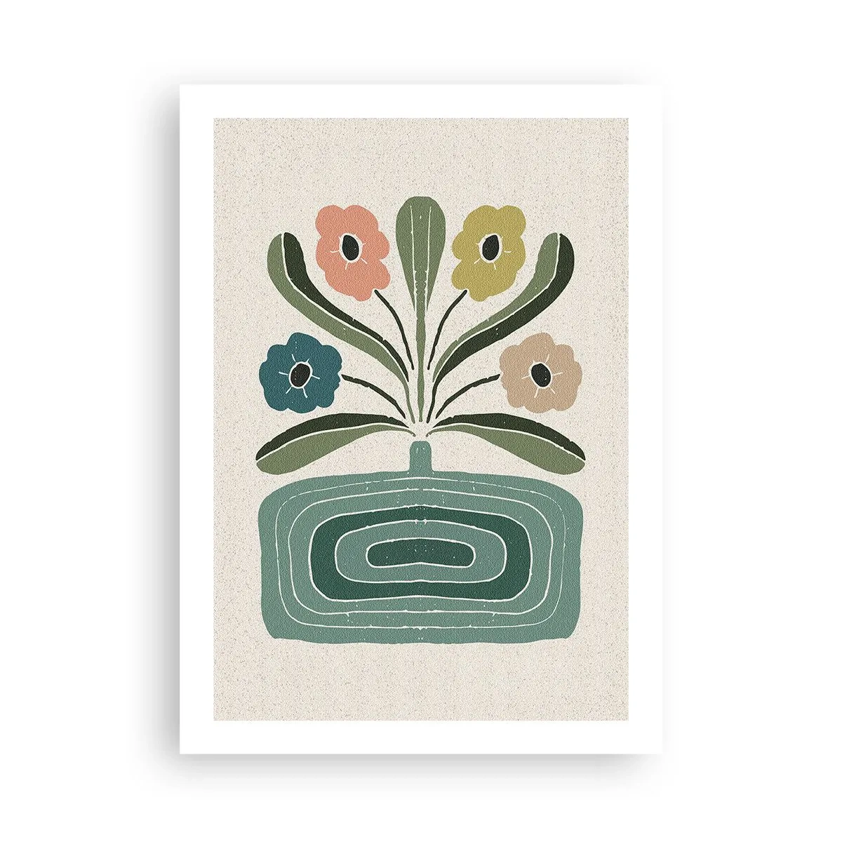 Poster - Buchet simetric - 50x70 cm