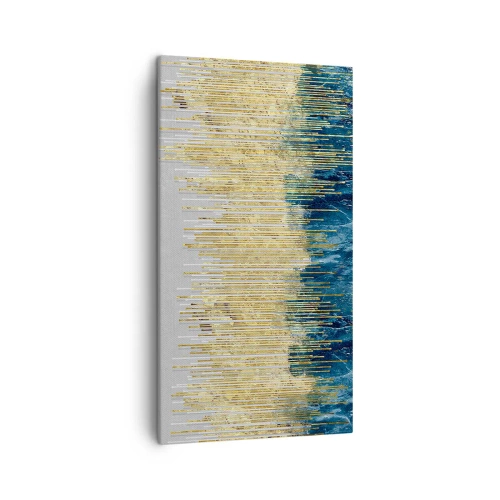 Tablou pe pânză - Granița aurită - 45x80 cm