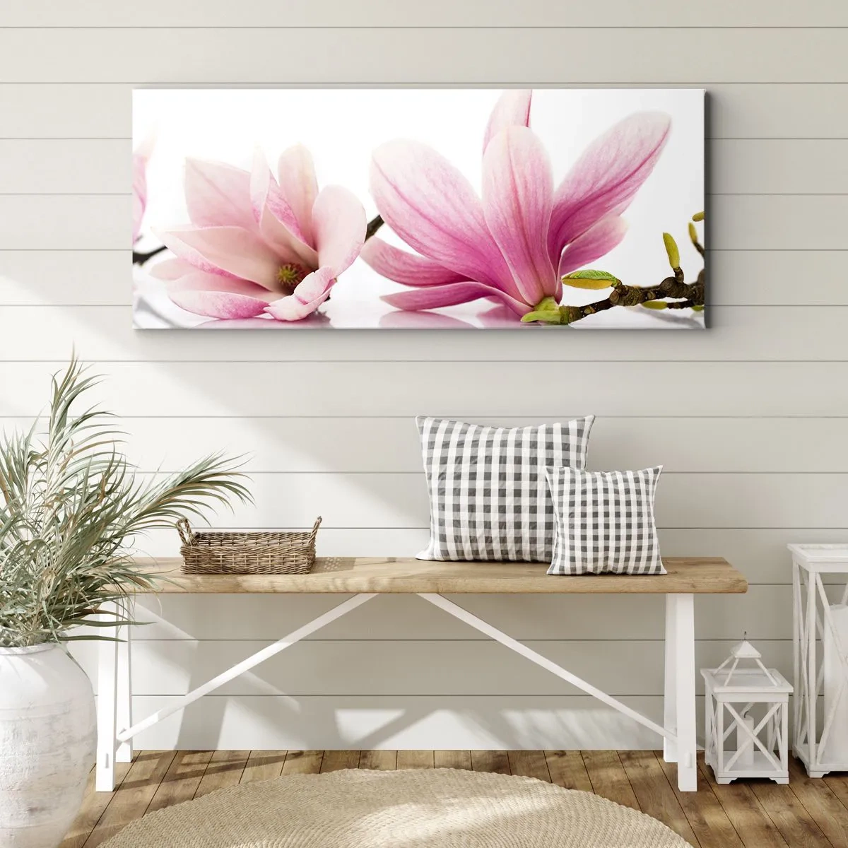 Tablou pe pânză - Delicate ca o adiere de primăvară - 100x40 cm