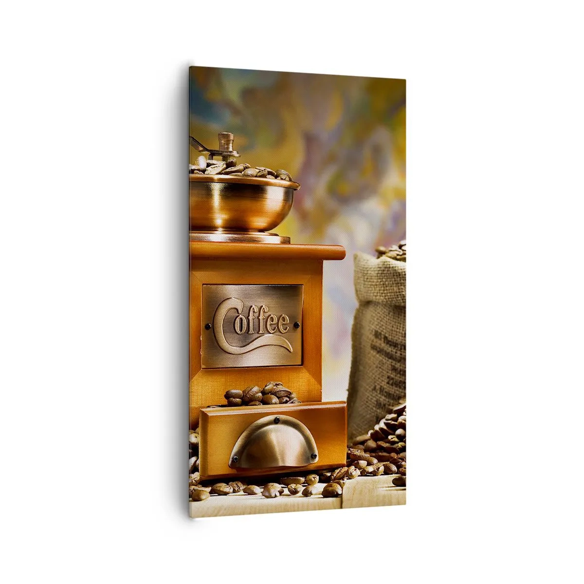 Tablou pe pânză - Zdrăngănitul boabelor, zgomotul morii - 65x120 cm