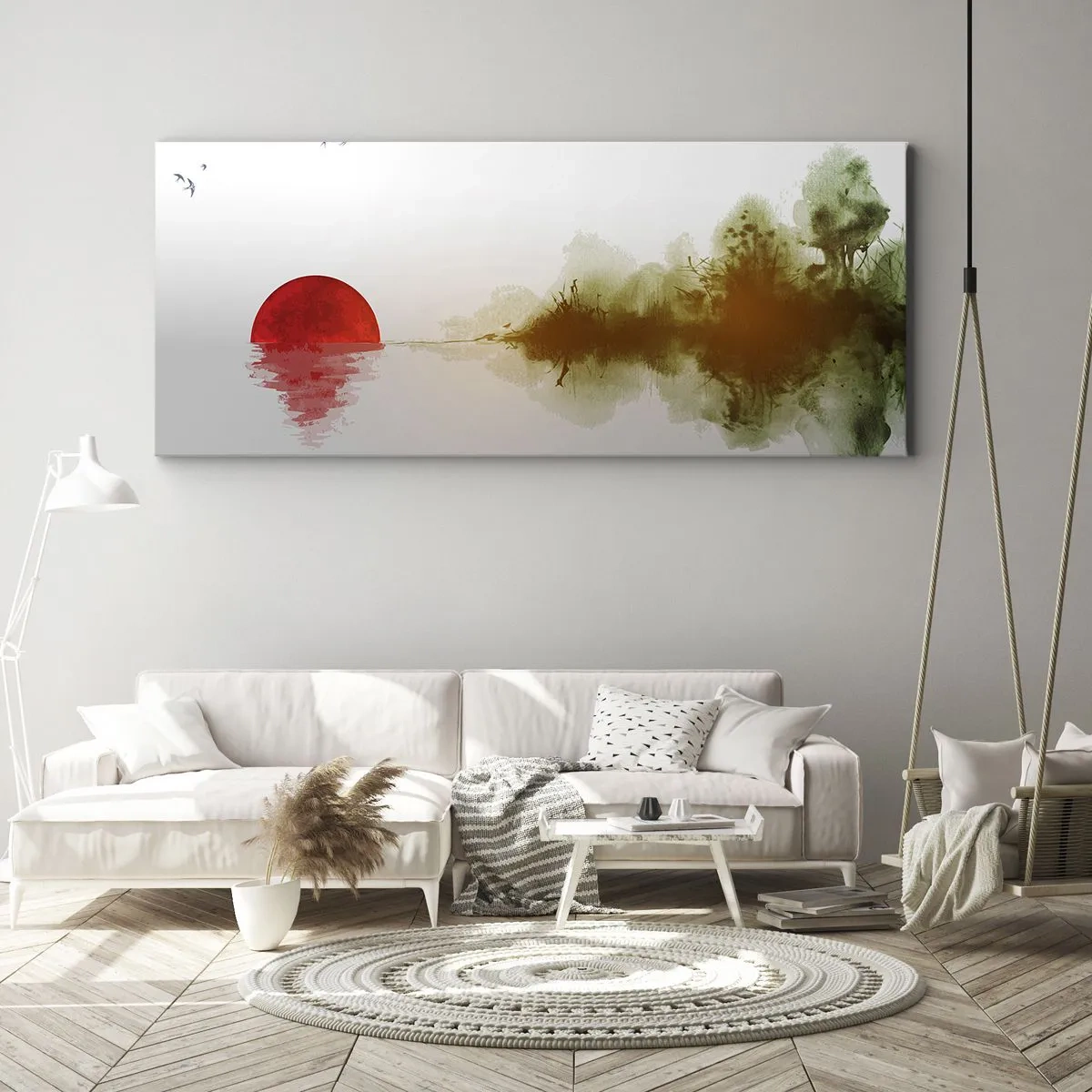 Tablou pe pânză - Promisiune de liniște - 160x50 cm