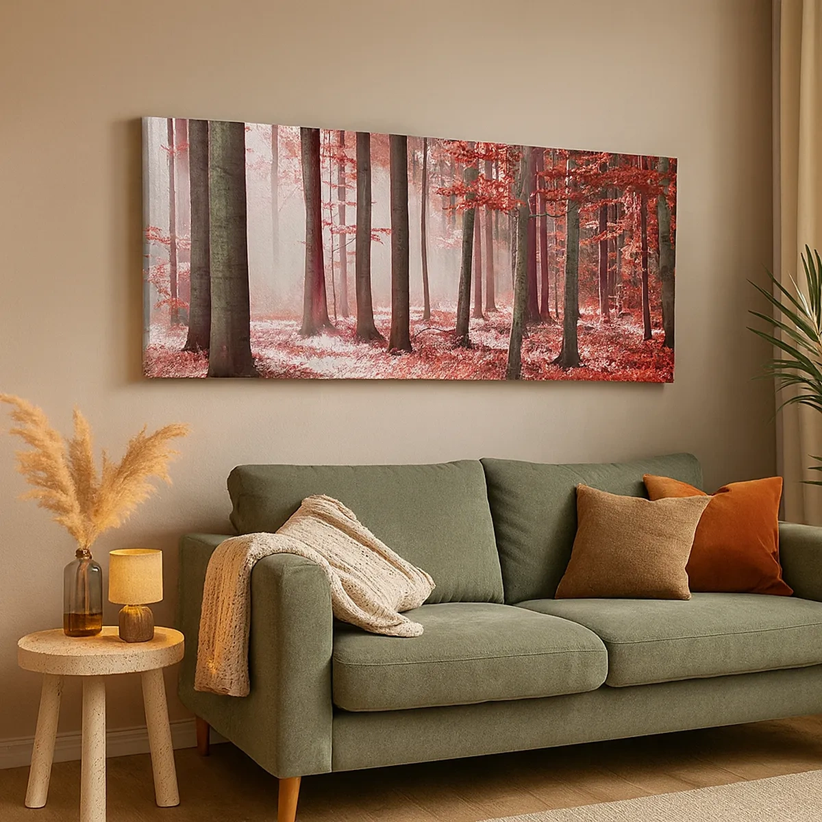 Tablou pe pânză - Roșie este la fel de frumoasă - 30x30 cm