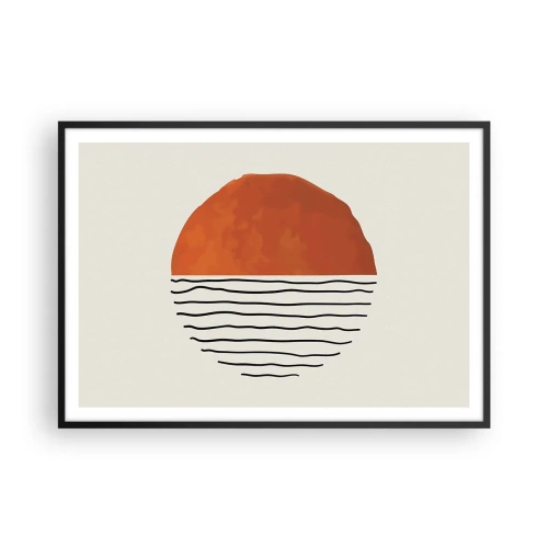 Poster în ramă neagră - În stil japonez - 100x70 cm