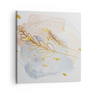 Tablou pe pânză - Suflul de aur - 50x50 cm