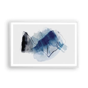 Poster în ramă albă - Iceberg - 91x61 cm