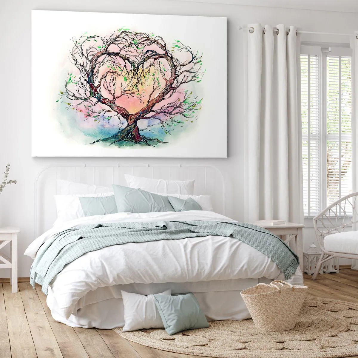 Tablou pe pânză - Împreună împotriva vijeliei - 100x70 cm