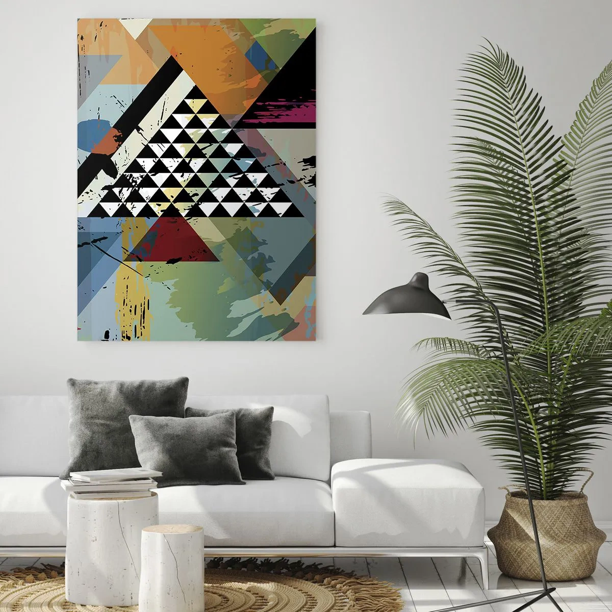Tablou pe sticlă - Cât de simplu - 50x70 cm