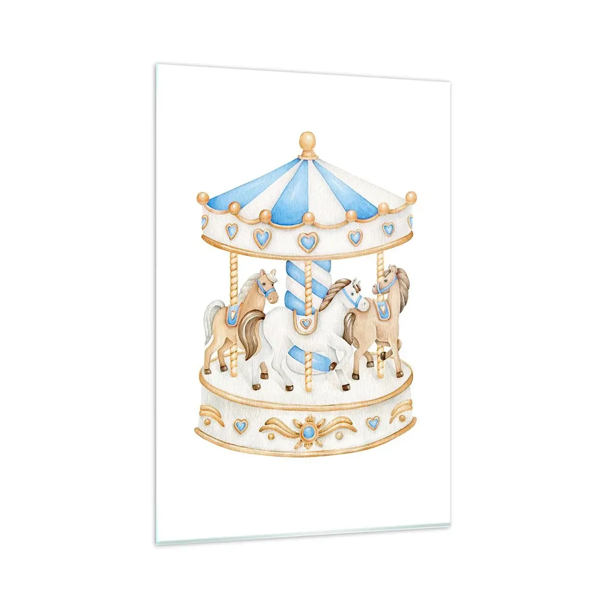 Tablou pe sticlă - Copilărie dulce - 80x120 cm