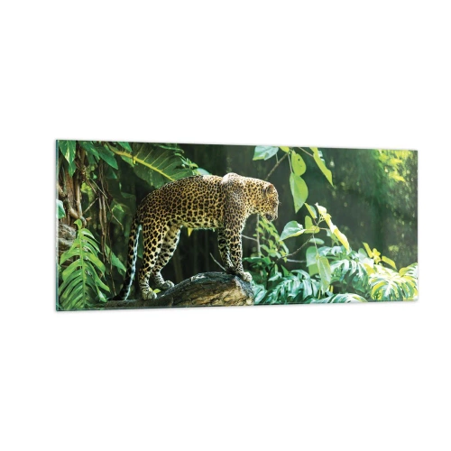 Tablou pe sticlă - La vânătoare? - 100x40 cm