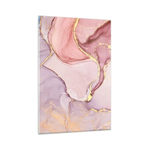 Tablou pe sticlă - O mângâiere de culoare - 80x120 cm