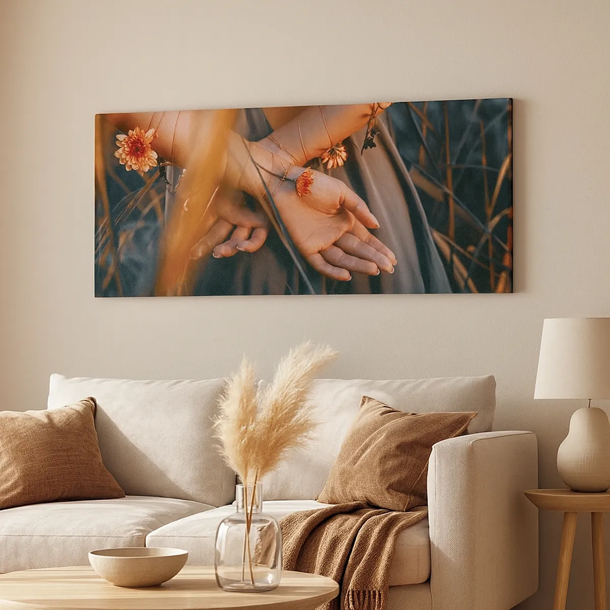 Tablou pe pânză - Legată de natură - 30x30 cm