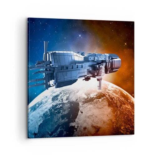 Tablou pe pânză - Observator atent - 60x60 cm