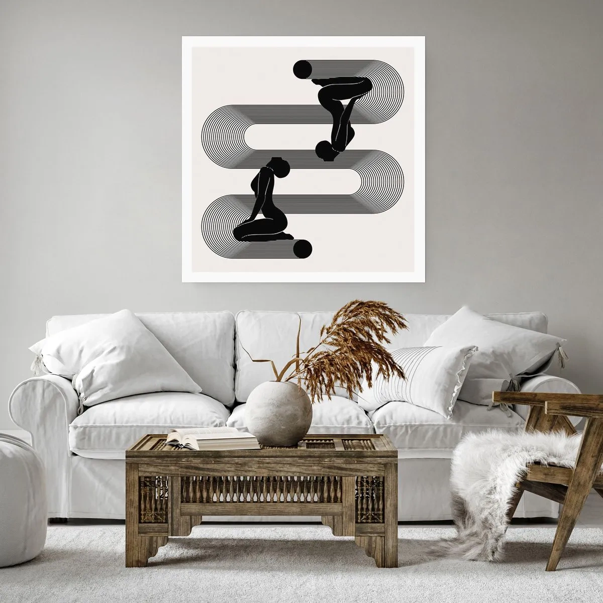 Poster - Simetrie senzuală - 30x30 cm